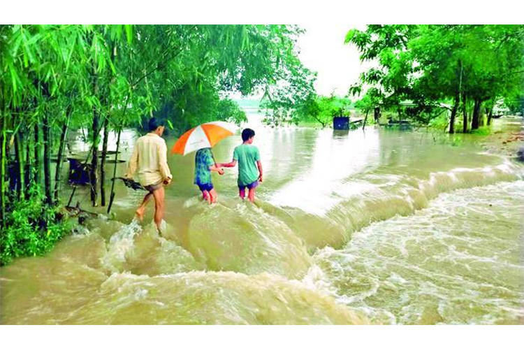 সিলেটে বন্যায় ৭ লাখ মানুষ পানিবন্দি